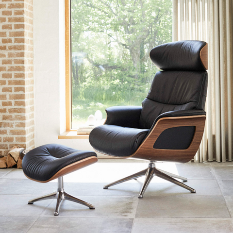 Clement Medium Chair with Footrest